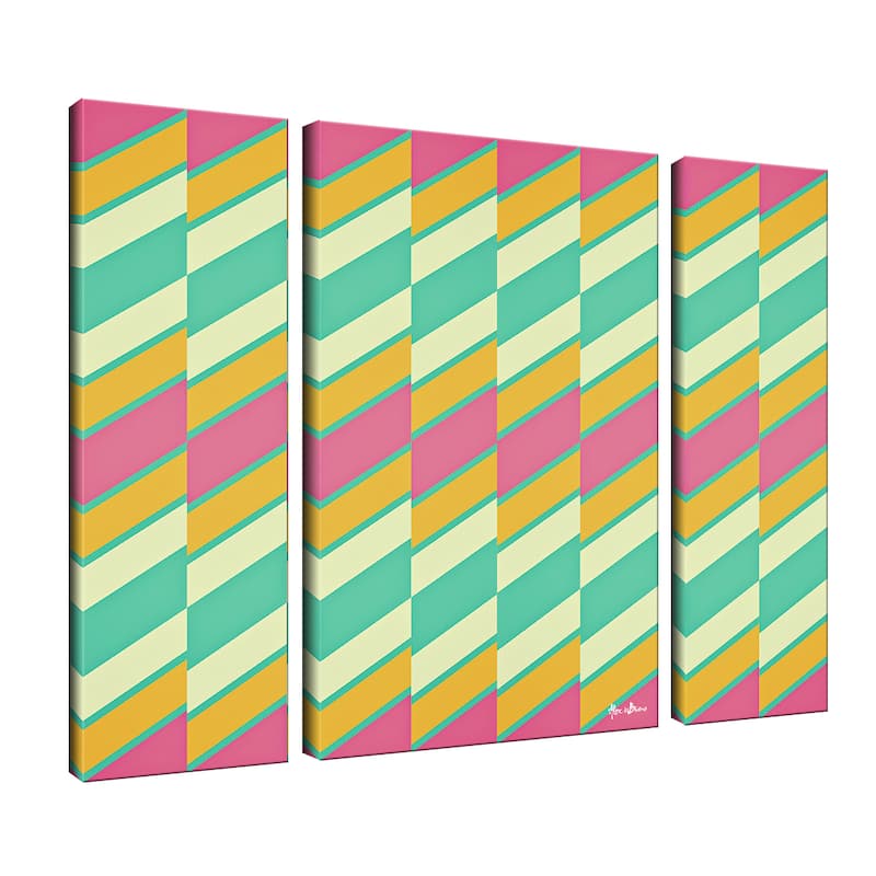 Ready2HangArt 'Geometric Study XVII' Canvas Wall Art (3-piece)