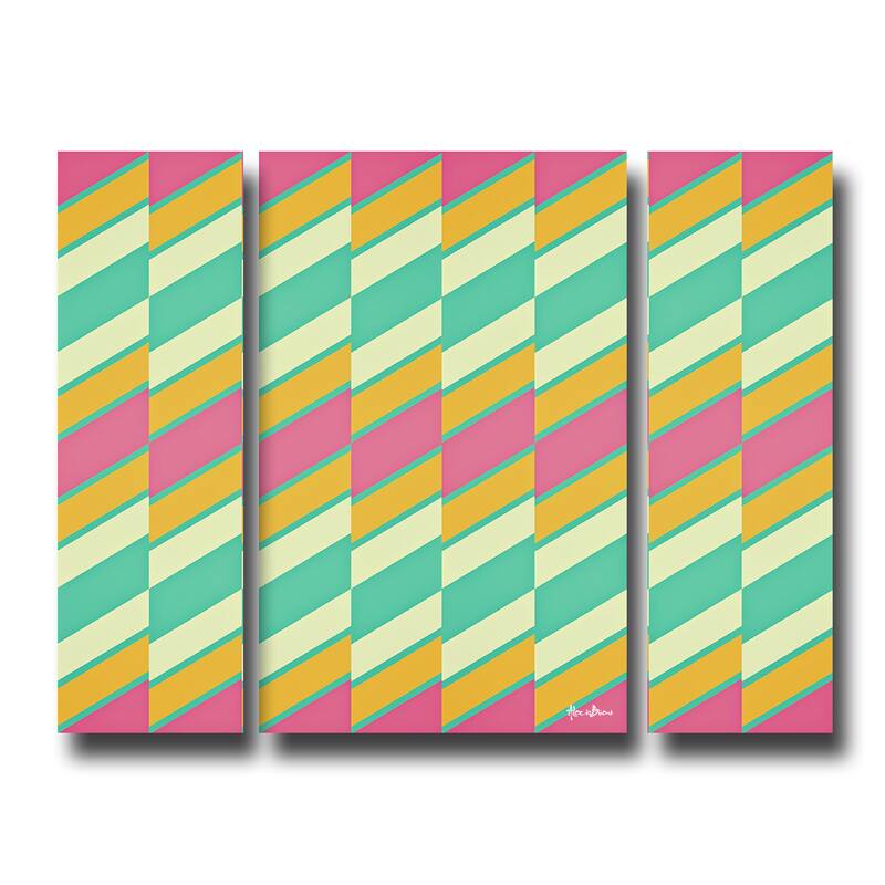 Ready2HangArt 'Geometric Study XVII' Canvas Wall Art (3-piece)