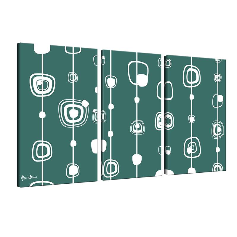 Ready2HangArt 'Geometric Study XV' Canvas Wall Art (3-piece)