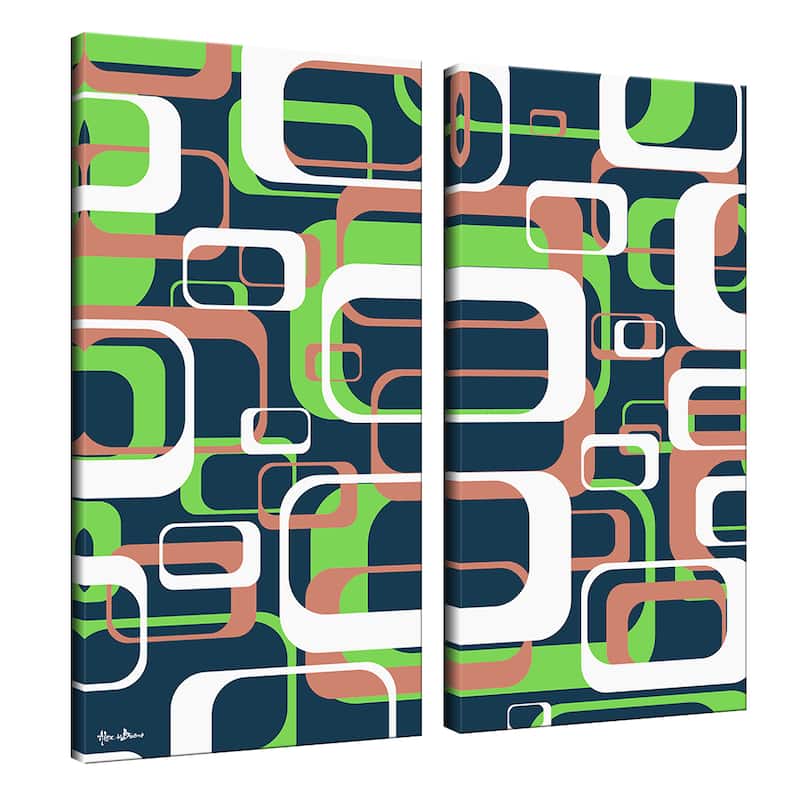 Ready2HangArt 'Geometric Study XIV' Canvas Wall Art (2-piece)