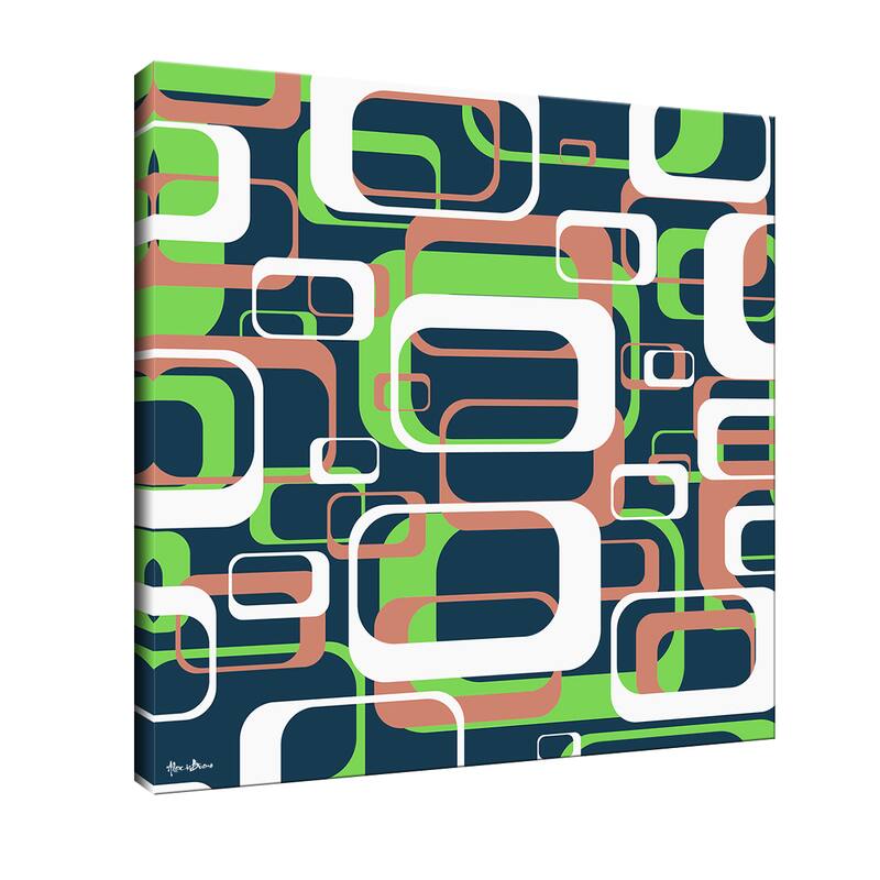 Ready2HangArt 'Geometric Study XIV' Canvas Wall Art