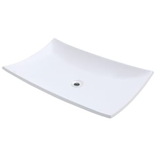 Polaris Sinks P063VW White Porcelain Vessel Sink Polaris Sinks Bathroom Sinks