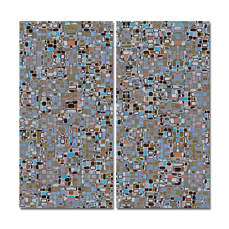Ready2HangArt 'Geometric Study II-B' Canvas Wall Art (2-piece)