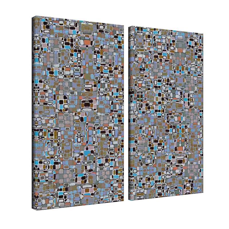 Ready2HangArt 'Geometric Study II-B' Canvas Wall Art (2-piece)
