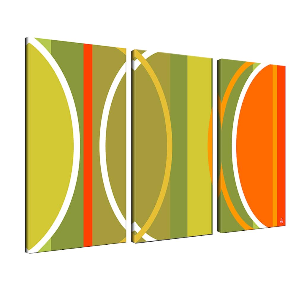 Ready2HangArt 'Geometric Study II-B' Canvas Wall Art (3-piece)