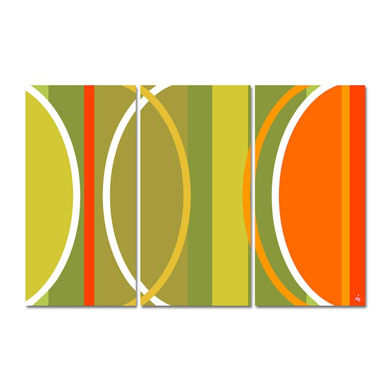 Ready2HangArt 'Geometric Study II-B' Canvas Wall Art (3-piece)