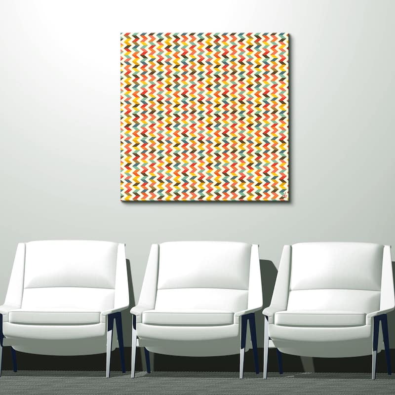 Ready2HangArt 'Geometric Study IV-B' Canvas Wall Art