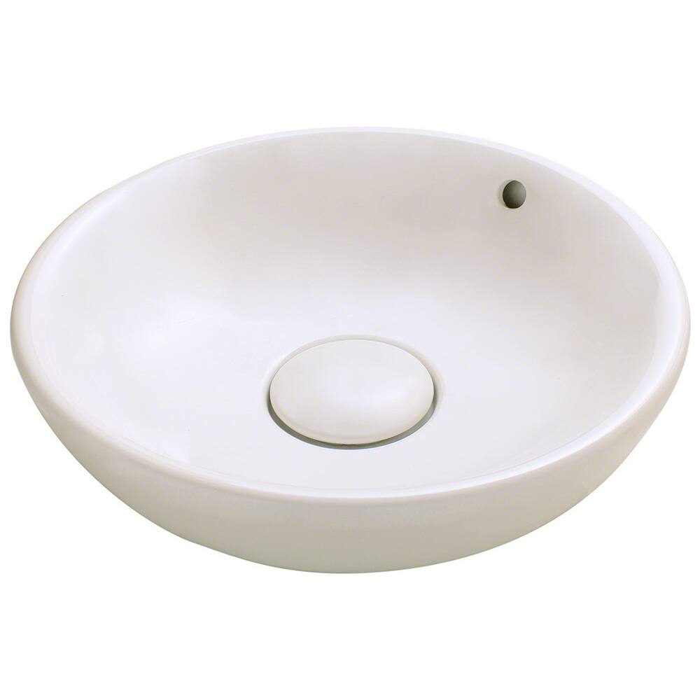 Polaris Sinks P043VB Bisque Porcelain Vessel Sink