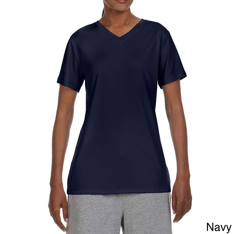 Hanes Women's Cool DRI V-neck T-shirt - On Sale - Overstock - 9082835