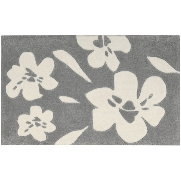 Nourison Interlude Grey Accent Rug (1'8 x 2'9)