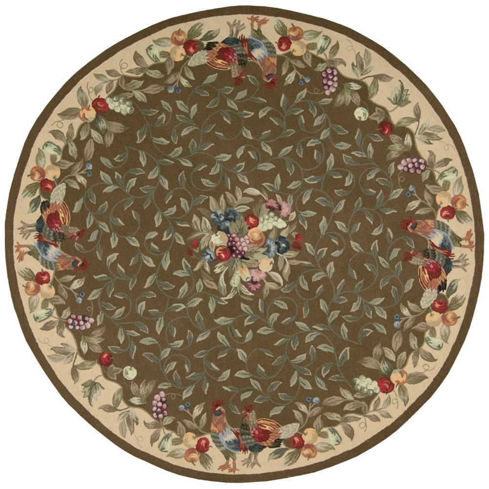 Country Heritage Khaki Rug (8 Round)