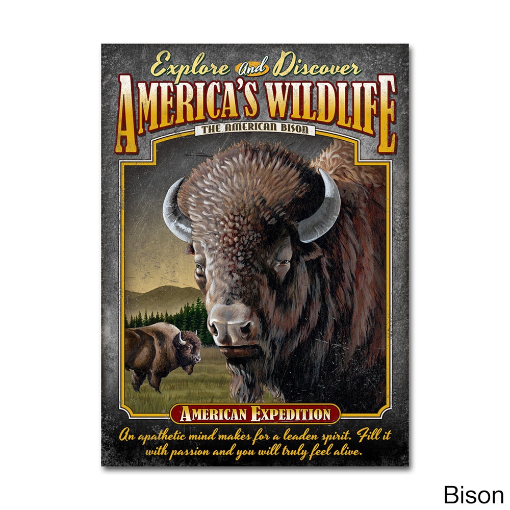 American Expedition Tin Cabin Sign