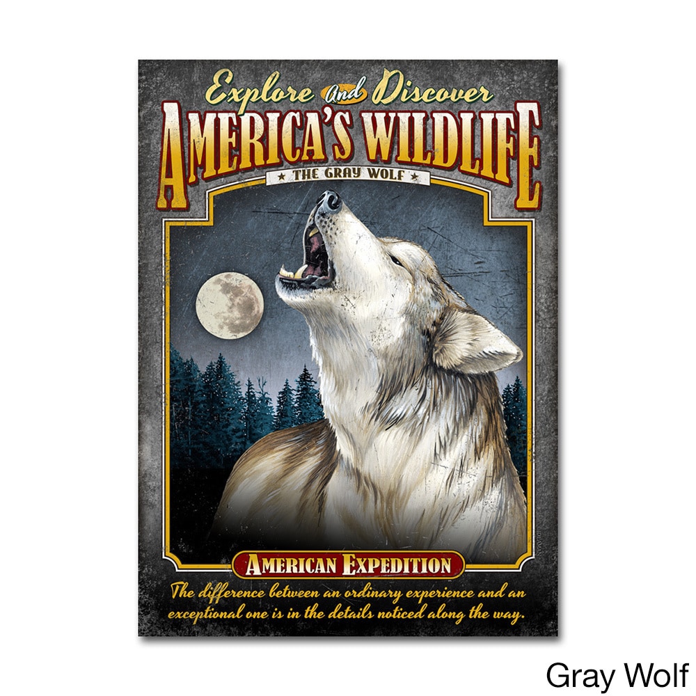 American Expedition Tin Cabin Sign