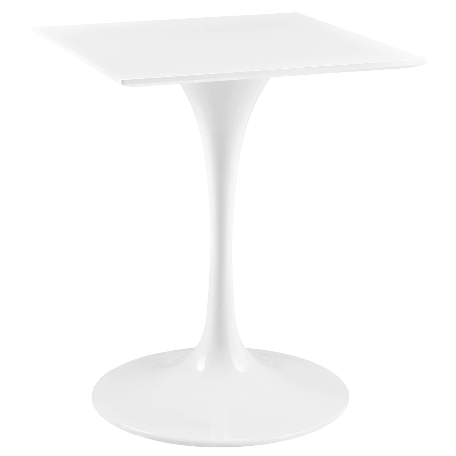 Lippa Wood Top 24 White Dining Table