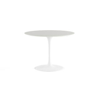 slide 1 of 1, Lippa Wood Top 40" Dining Table in White