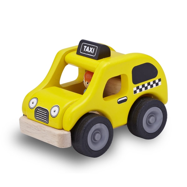 yellow cab toy car