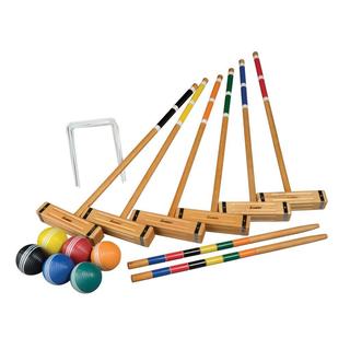 Franklin Sports Classic Series 6 Player Croquet Set - Tan | Green