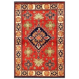 Handmade One-of-a-Kind Kargahi Wool Rug (Afghanistan) - 3'6 x 5'2 ...