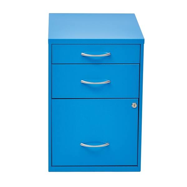 Shop Osp Home Furnishings Locking Storage Drawer And Silver Handles File Cabinet Overstock 9085383