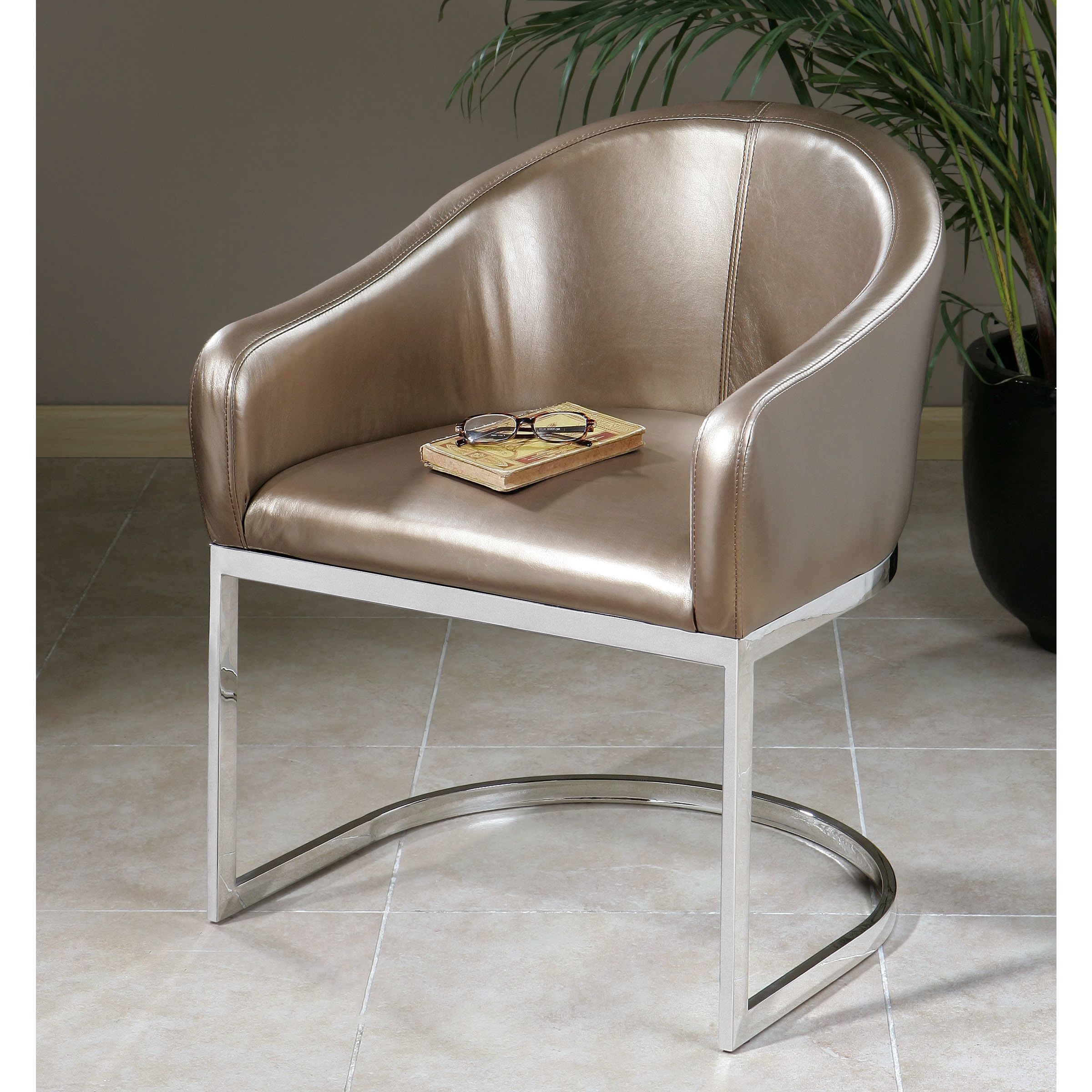 Marah Champagne Accent Chair