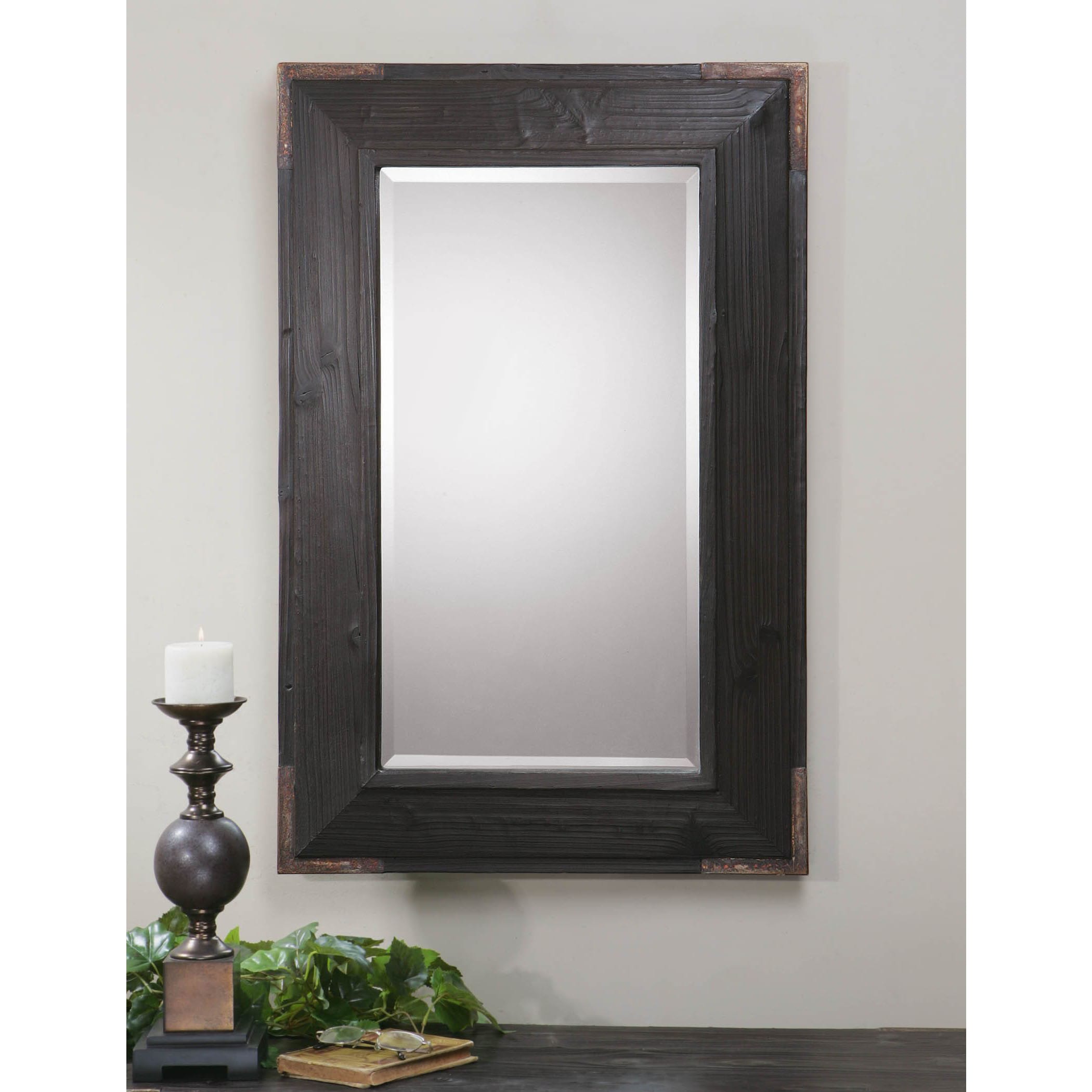 Carino Black Satin Mirror