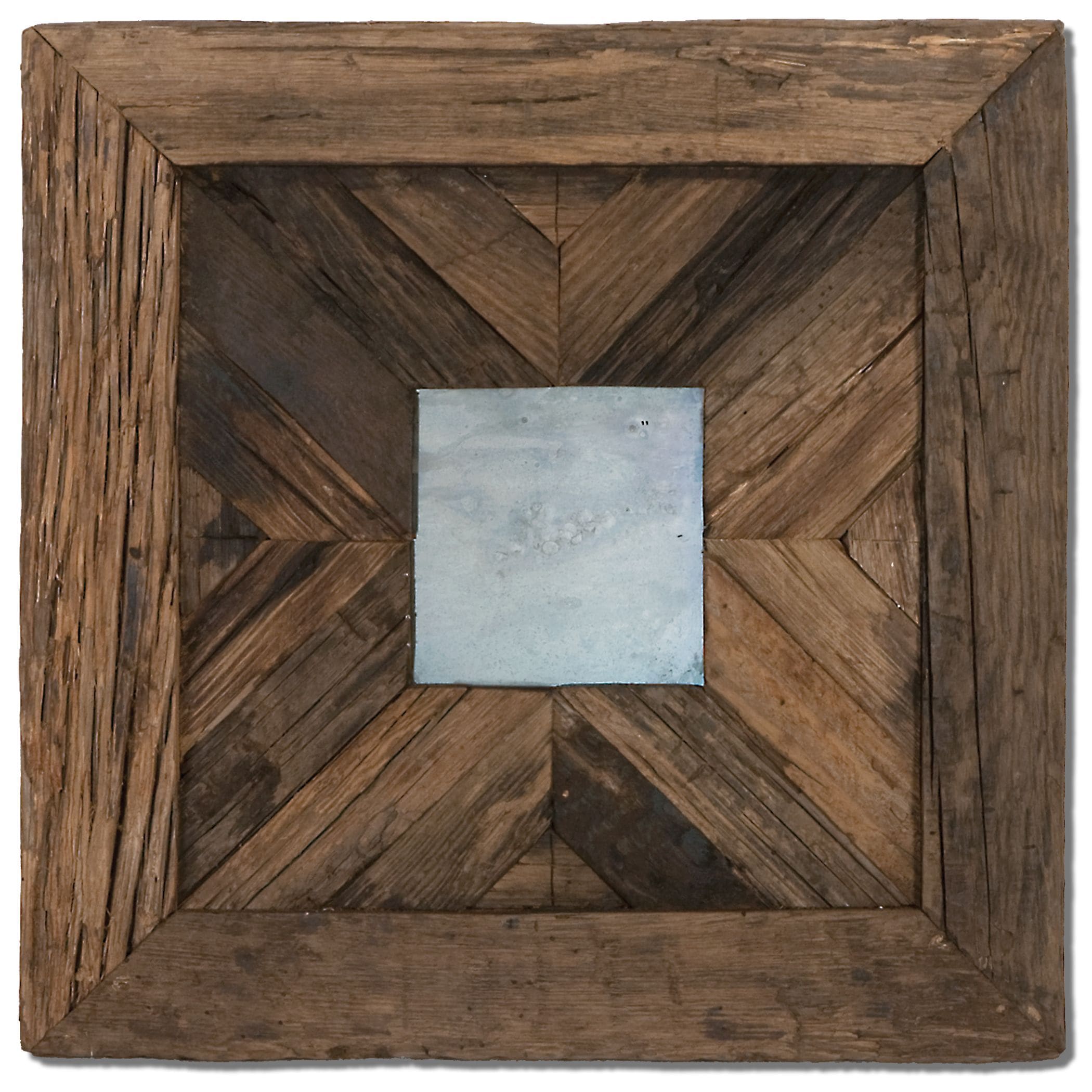 Rennick Reflections Rustic Pinewood Mirror