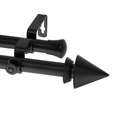 InStyleDesign Summit Adjustable Double Curtain Rod