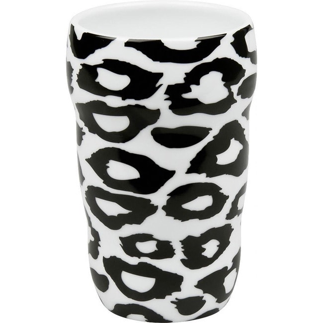 Konitz Double Walled Leopard Grip Mugs (set Of 2)