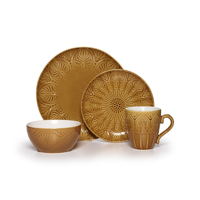 Pfaltzgraff Dolce Honey 16 piece Dinnerware Set