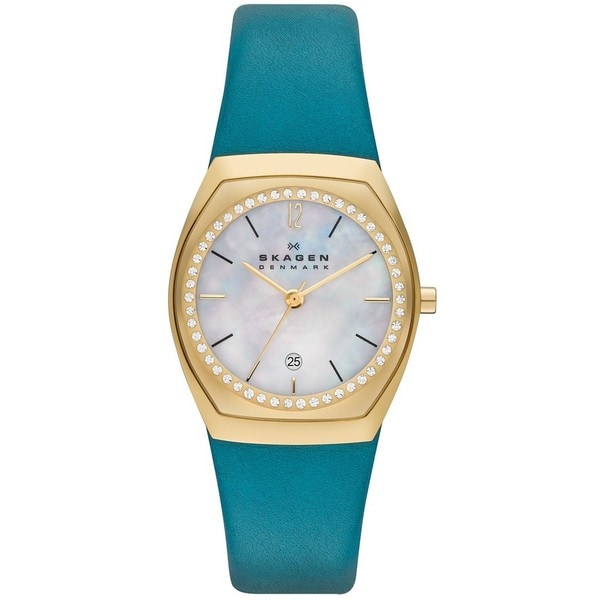 Skagen Women's SKW2114 Classic Charlotte Leather Watch Skagen Women's Skagen Watches