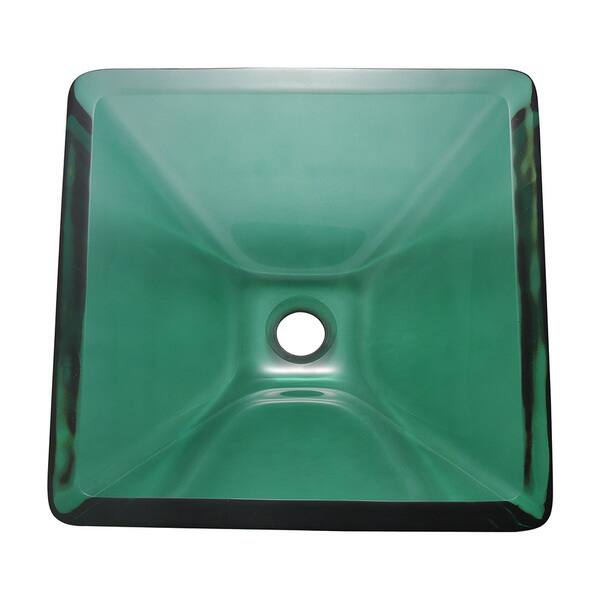 Shop Polaris Sinks Emerald Colored Glass Vessel Sink Overstock 9086247