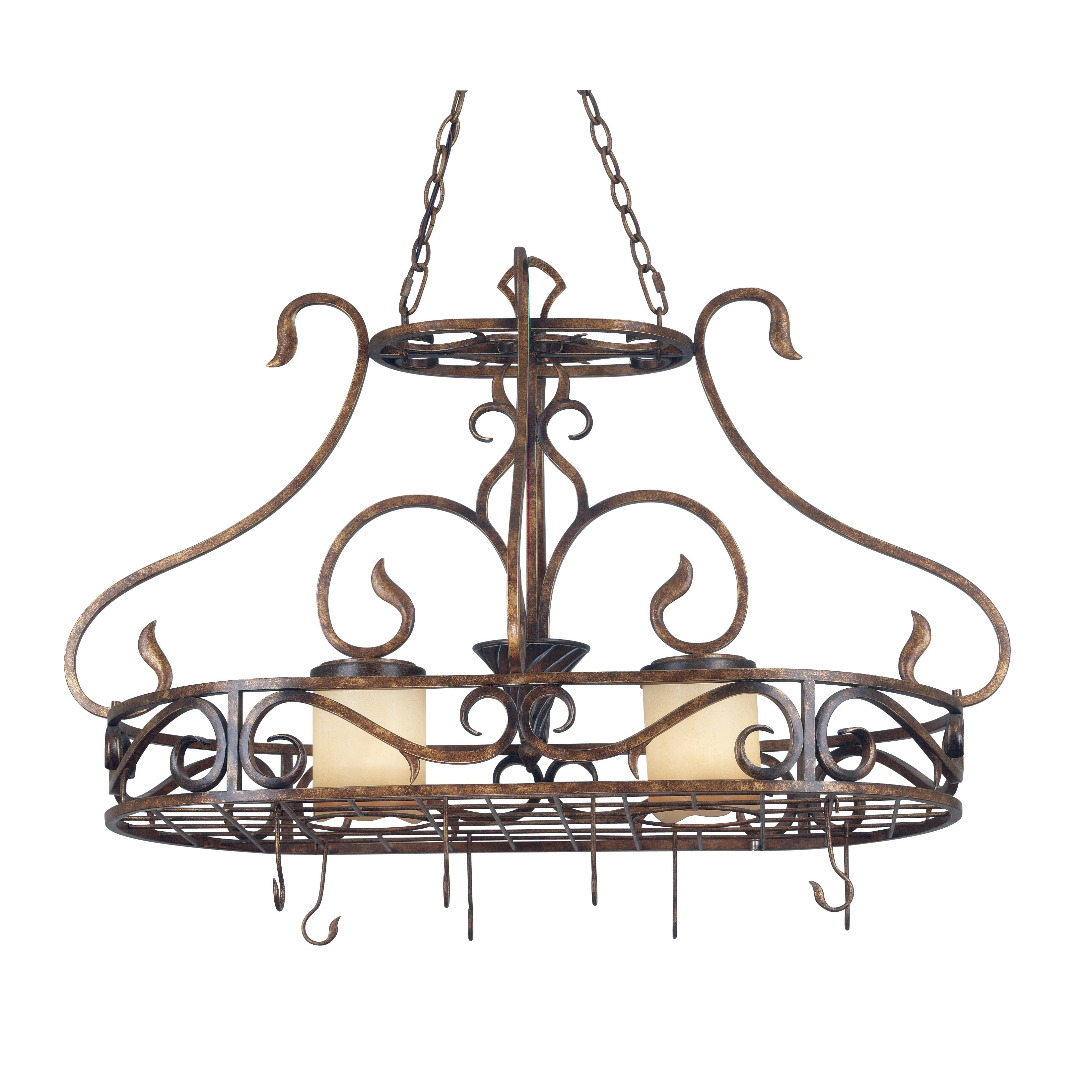 Veanna 2 Light Pot Rack