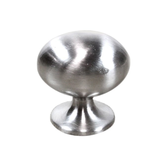 Stainless Steel 1.25 inch Oval Cabinet And Drawer Knobs (case Of 5)