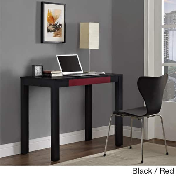 Shop Ameriwood Home Parsons Desk With Drawer Free Shipping Today