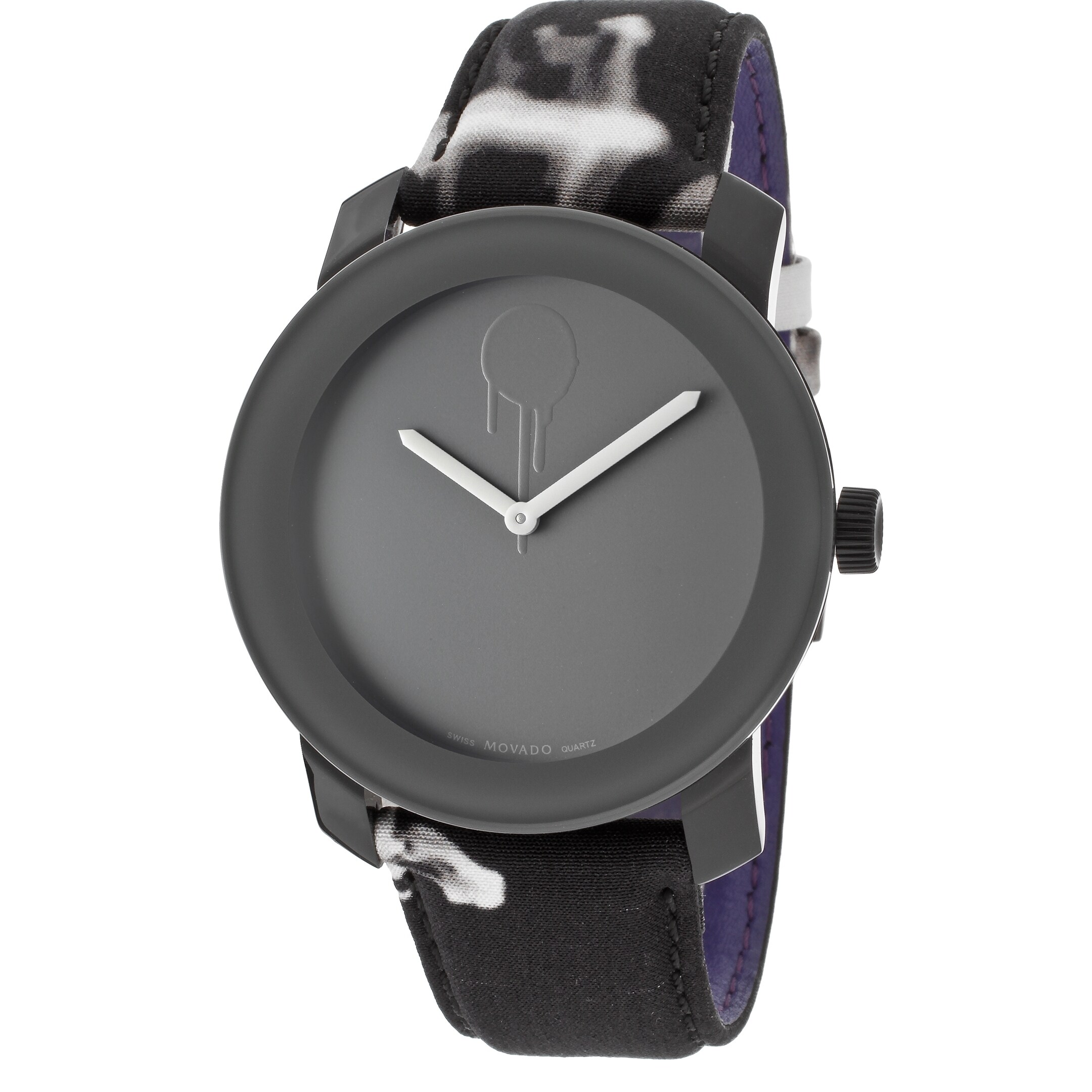 movado bold 42mm black ip case watch