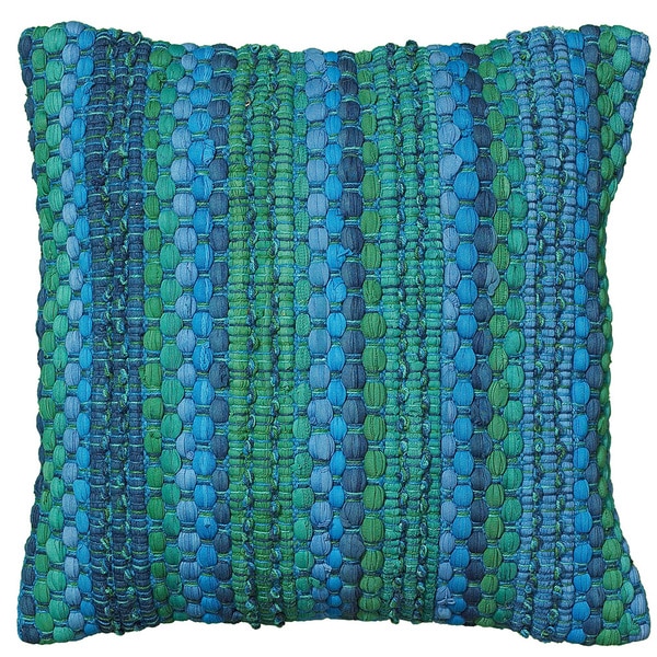 LNR Home Contemporary 18 inch Rust Square Decorative Throw Pillow