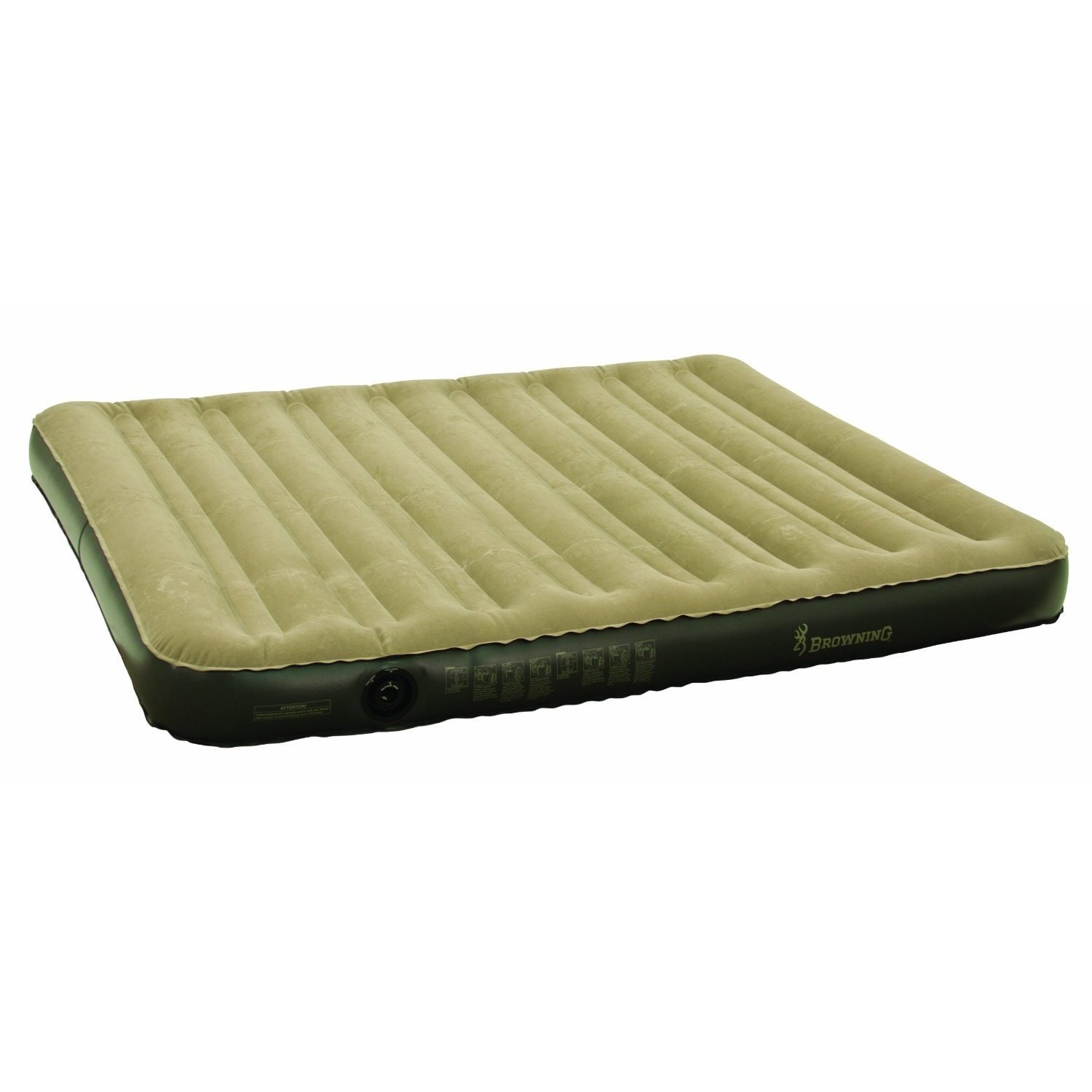 Browning Camping Rechargeable Air Bed Khaki/coal