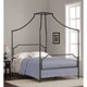 preview thumbnail 1 of 3, The Curated Nomad Bailey Charcoal Full-size Canopy Bed Frame