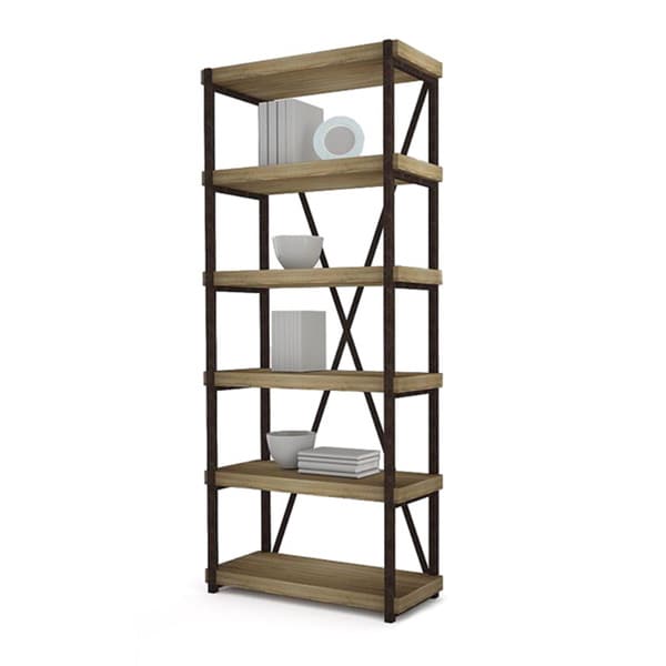 Denver 72 inch 6 shelf Bookcase Storage