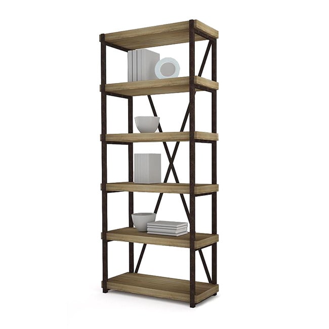 Denver 72 inch 6 shelf Bookcase