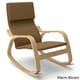 preview thumbnail 7 of 9, CorLiving Aquios Bentwood Contemporary Rocking Chair