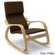 preview thumbnail 10 of 9, CorLiving Aquios Bentwood Contemporary Rocking Chair