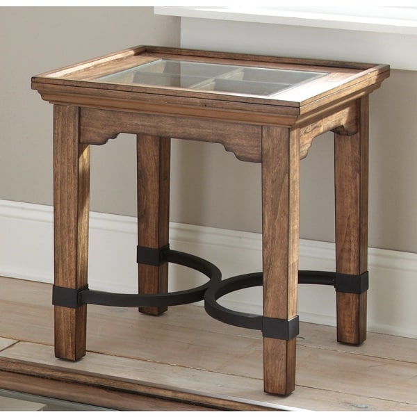 Greyson Living Layton Medium Oak End Table   16277005  