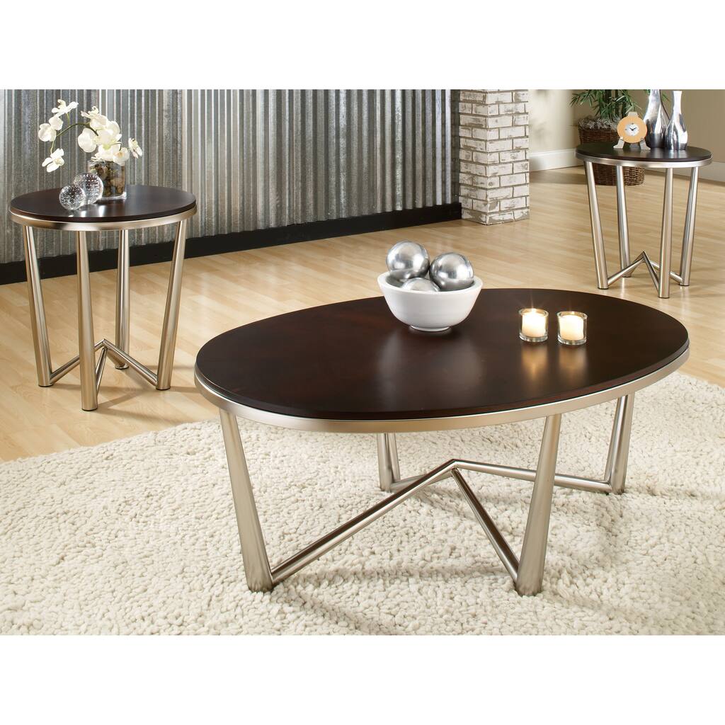 Galaxy Espresso Occasional 3-piece Table Set by Greyson Living
