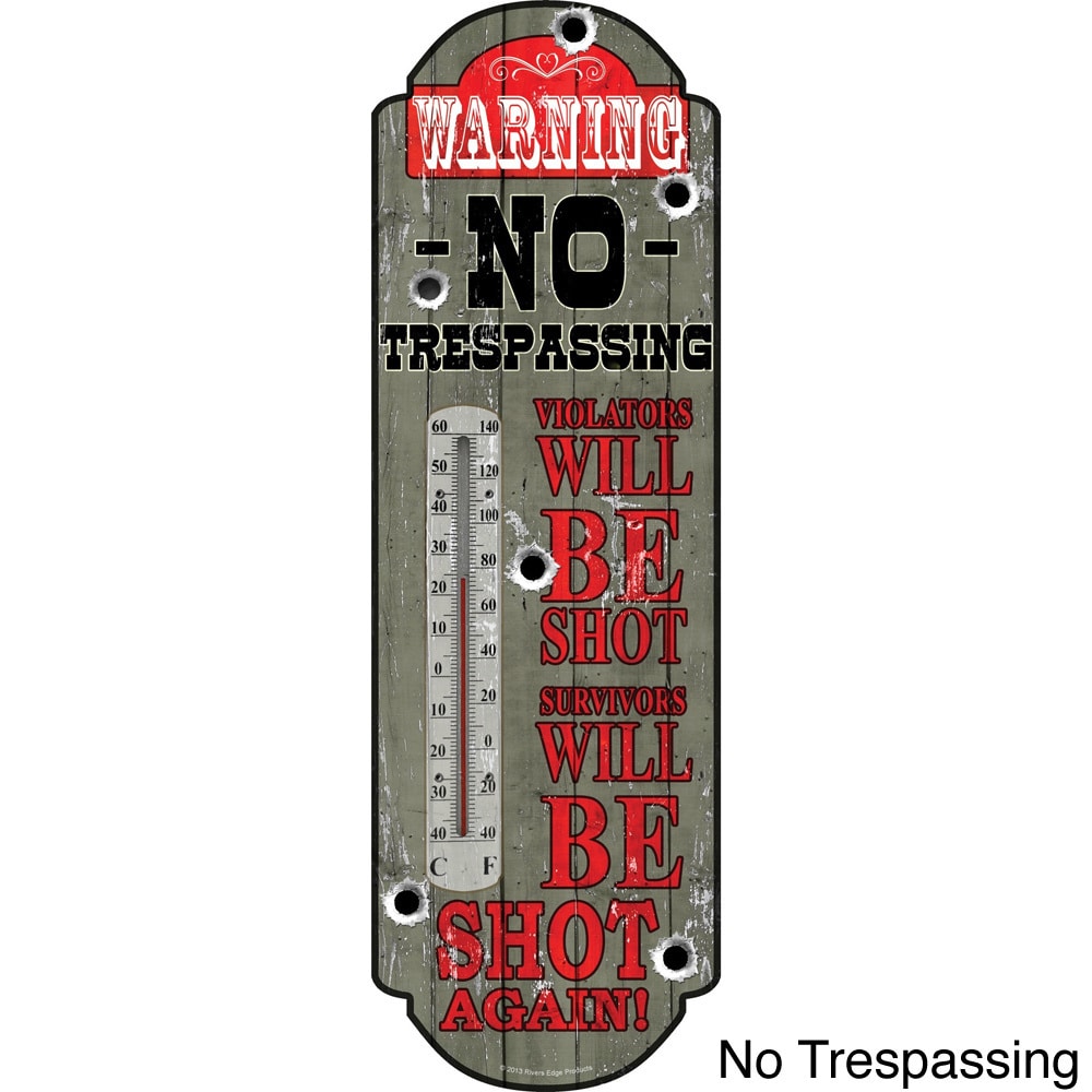 Rivers Edge Tin Thermometer