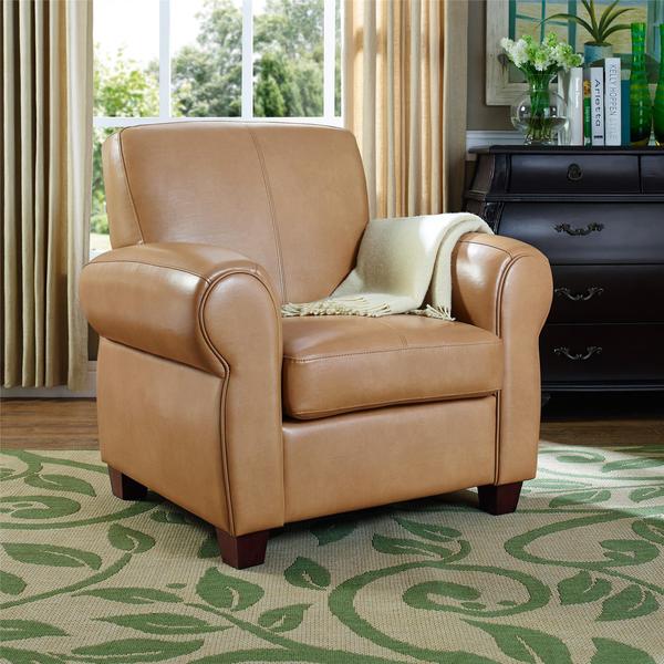 Rolled Arm Club Chair - Overstock - 9087168