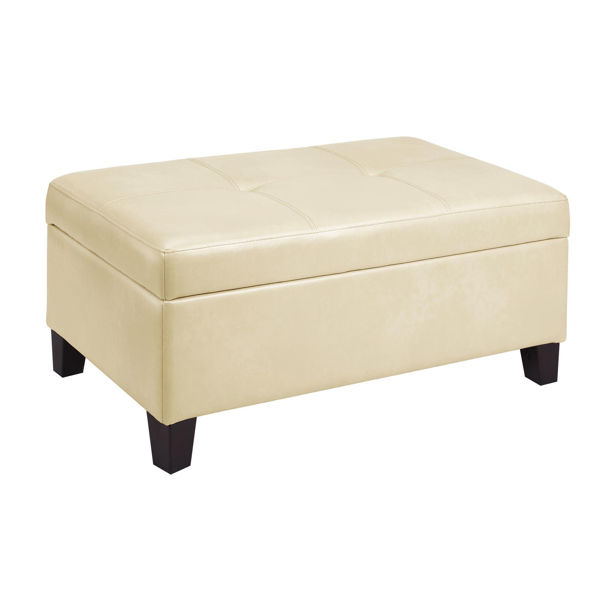 Office Star™ Metro Storage Ottoman, Blue