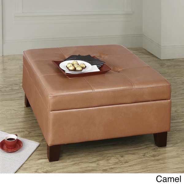 Dorel Living Square Storage Ottoman Bed Bath Beyond 9087171