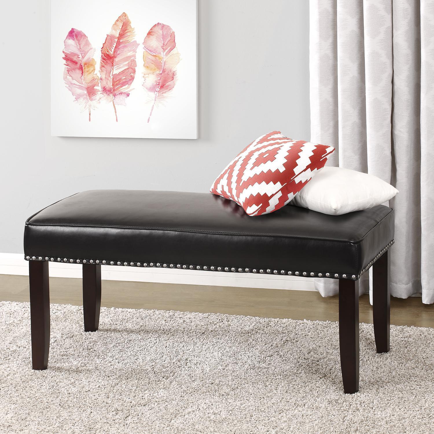 Nailhead Trim Bench