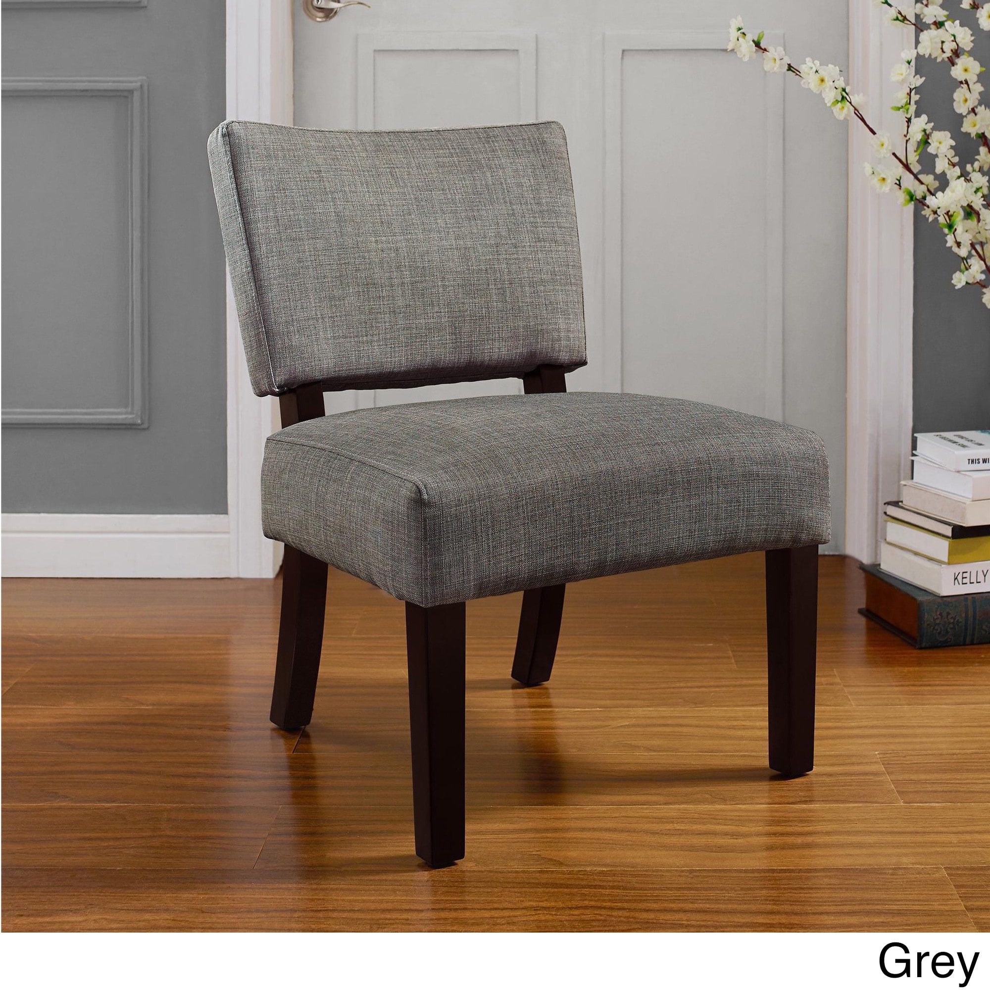 Open Back Accent Chair